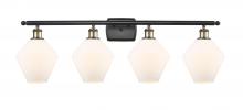  516-4W-BAB-G651-8 - Cindyrella - 4 Light - 38 inch - Black Antique Brass - Bath Vanity Light