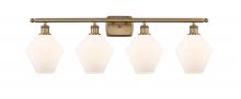  516-4W-BB-G651-8 - Cindyrella - 4 Light - 38 inch - Brushed Brass - Bath Vanity Light