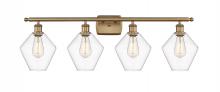  516-4W-BB-G652-8 - Cindyrella - 4 Light - 38 inch - Brushed Brass - Bath Vanity Light