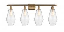  516-4W-BB-G654-7 - Cindyrella - 4 Light - 37 inch - Brushed Brass - Bath Vanity Light