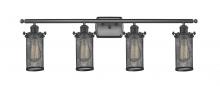  516-4W-BK-220 - Bleecker 4 Light Bath Vanity Light