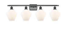  516-4W-BK-G651-8 - Cindyrella - 4 Light - 38 inch - Matte Black - Bath Vanity Light