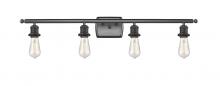  516-4W-BK-LED - Bare Bulb - 4 Light - 36 inch - Matte Black - Bath Vanity Light