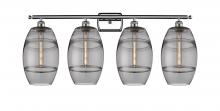  516-4W-PC-G557-8SM - Vaz - 4 Light - 38 inch - Polished Chrome - Bath Vanity Light