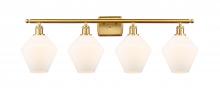  516-4W-SG-G651-8 - Cindyrella - 4 Light - 38 inch - Satin Gold - Bath Vanity Light