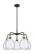  516-5CR-BAB-G372 - Waverly - 5 Light - 26 inch - Black Antique Brass - Chandelier