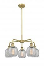  516-5CR-BB-G105 - Belfast - 5 Light - 24 inch - Brushed Brass - Chandelier