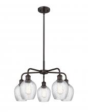  516-5CR-OB-G292 - Salina - 5 Light - 24 inch - Oil Rubbed Bronze - Chandelier