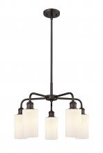  516-5CR-OB-G801 - Clymer - 5 Light - 22 inch - Oil Rubbed Bronze - Chandelier