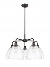  516-5CR-OB-GBD-92 - Bristol - 5 Light - 27 inch - Oil Rubbed Bronze - Chandelier