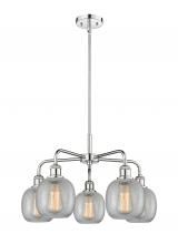  516-5CR-PC-G105 - Belfast - 5 Light - 24 inch - Polished Chrome - Chandelier