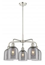 Innovations Lighting 516-5CR-PN-G558-6SM - Bella - 5 Light - 24 inch - Polished Nickel - Chandelier