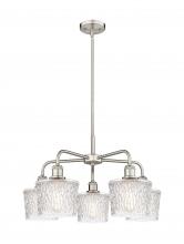  516-5CR-SN-G402 - Niagara - 5 Light - 25 inch - Satin Nickel - Chandelier