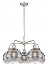  516-5CR-SN-G556-8SM - Rochester - 5 Light - 26 inch - Satin Nickel - Chandelier