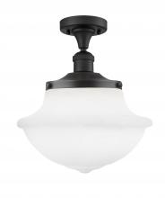  517-1CH-OB-G541 - Oxford - 1 Light - 12 inch - Oil Rubbed Bronze - Semi-Flush Mount