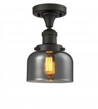  517-1CH-OB-G73 - Bell - 1 Light - 8 inch - Oil Rubbed Bronze - Semi-Flush Mount