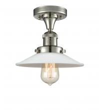  517-1CH-PN-G1 - Halophane - 1 Light - 9 inch - Polished Nickel - Semi-Flush Mount