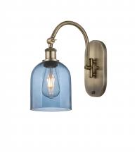 Innovations Lighting 518-1W-AB-G558-6BL - Bella - 1 Light - 6 inch - Antique Brass - Sconce