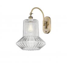  518-1W-BB-G212 - Springwater - 1 Light - 12 inch - Brushed Brass - Sconce