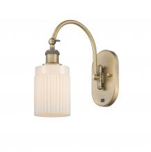  518-1W-BB-G341-LED - Hadley - 1 Light - 5 inch - Brushed Brass - Sconce