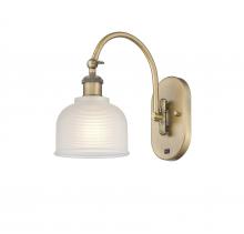  518-1W-BB-G411-LED - Dayton - 1 Light - 6 inch - Brushed Brass - Sconce