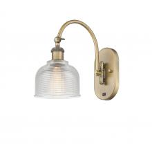 Innovations Lighting 518-1W-BB-G412-LED - Dayton - 1 Light - 6 inch - Brushed Brass - Sconce