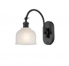  518-1W-BK-G411-LED - Dayton - 1 Light - 6 inch - Matte Black - Sconce