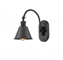  518-1W-BK-M8-LED - Smithfield - 1 Light - 7 inch - Matte Black - Sconce