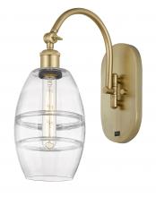  518-1W-SG-G557-6CL - Vaz - 1 Light - 6 inch - Satin Gold - Sconce