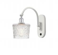  518-1W-WPC-G402 - Niagara - 1 Light - 7 inch - White Polished Chrome - Sconce