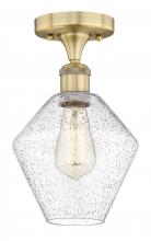 Innovations Lighting 616-1F-BB-G654-8 - Cindyrella - 1 Light - 8 inch - Brushed Brass - Semi-Flush Mount