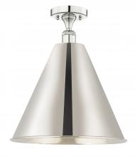  616-1F-PN-MBC-16-PN - Berkshire - 1 Light - 16 inch - Polished Nickel - Semi-Flush Mount