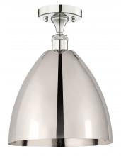  616-1F-PN-MBD-12-PN - Bristol - 1 Light - 12 inch - Polished Nickel - Semi-Flush Mount