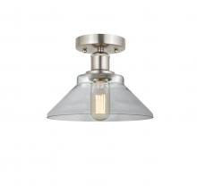  616-1F-SN-G132 - Orwell - 1 Light - 8 inch - Brushed Satin Nickel - Flush Mount