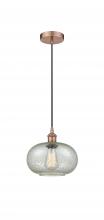  616-1P-AC-G249-LED - Gorham - 1 Light - 10 inch - Antique Copper - Cord hung - Mini Pendant