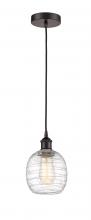  616-1P-OB-G1013 - Belfast - 1 Light - 6 inch - Oil Rubbed Bronze - Cord hung - Mini Pendant