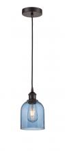 Innovations Lighting 616-1P-OB-G558-6BL - Bella - 1 Light - 6 inch - Oil Rubbed Bronze - Cord hung - Mini Pendant