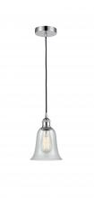  616-1P-PC-G2812 - Hanover - 1 Light - 6 inch - Polished Chrome - Cord hung - Mini Pendant