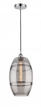  616-1P-PC-G557-10SM - Vaz - 1 Light - 10 inch - Polished Chrome - Cord hung - Mini Pendant