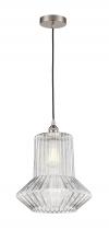 Innovations Lighting 616-1P-SN-G212-LED - Springwater - 1 Light - 12 inch - Brushed Satin Nickel - Cord hung - Mini Pendant