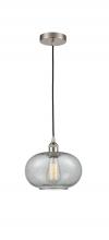  616-1P-SN-G247-LED - Gorham - 1 Light - 10 inch - Brushed Satin Nickel - Cord hung - Mini Pendant