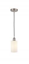  616-1P-SN-G801-LED - Clymer - 1 Light - 4 inch - Brushed Satin Nickel - Cord hung - Mini Pendant