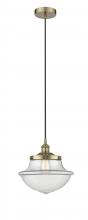  616-1PH-AB-G542 - Oxford - 1 Light - 12 inch - Antique Brass - Mini Pendant