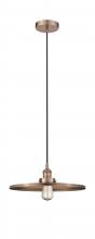  616-1PH-AC-MFR-AC-16 - Appalachian - 1 Light - 16 inch - Antique Copper - Cord hung - Mini Pendant