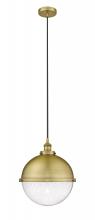  616-1PH-BB-HFS-124-BB-LED - Hampden - 1 Light - 13 inch - Brushed Brass - Cord hung - Pendant