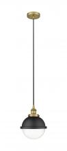  616-1PH-BB-HFS-82-BK - Edison - 1 Light - 9 inch - Brushed Brass - Mini Pendant