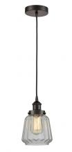  616-1PH-OB-G142-LED - Chatham - 1 Light - 7 inch - Oil Rubbed Bronze - Cord hung - Mini Pendant