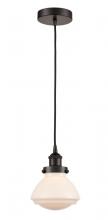  616-1PH-OB-G321 - Olean - 1 Light - 7 inch - Oil Rubbed Bronze - Cord hung - Mini Pendant