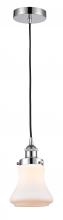  616-1PH-PC-G191-LED - Bellmont - 1 Light - 6 inch - Polished Chrome - Cord hung - Mini Pendant