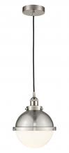  616-1PH-SN-HFS-81-SN - Hampden - 1 Light - 9 inch - Brushed Satin Nickel - Cord hung - Mini Pendant